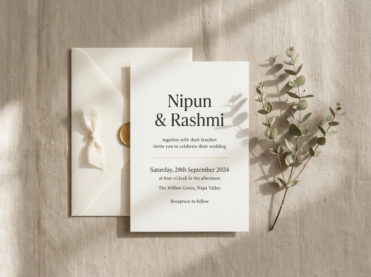 Modern Minimalist Romance