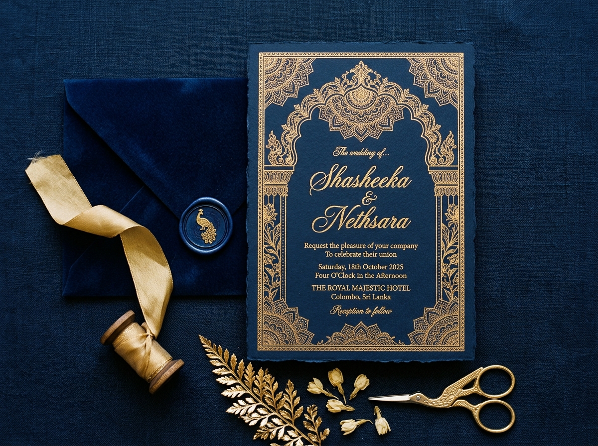 Luxury Sapphire Mandala